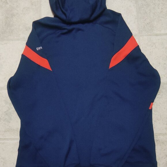 Edmonton Oilers Embroidered Reebok Center Ice Hoodie Full-Zip Jacket XL - Picture 2 of 9